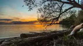 Zachód słońca nad jeziorem Niegocin, maj 2022 r. - zdjęcie 25