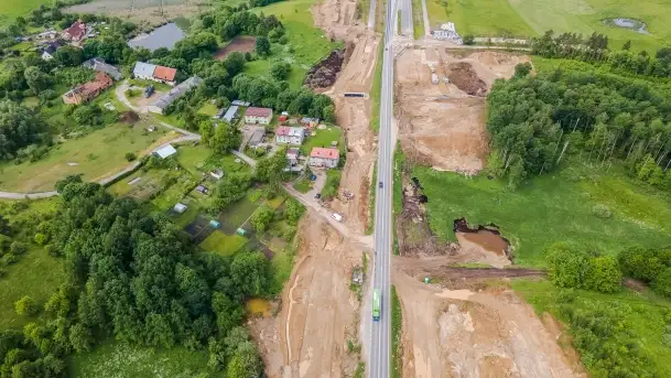 Zdjęcia: Mrągowo. Zobacz aktualne zdjęcia z budowy drogi ekspresowej S16 - zdjęcie 9