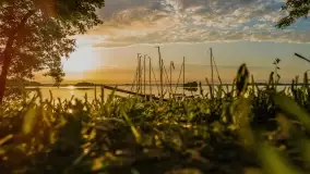 Wschód słońca nad jeziorem Mamry, Stanica Wodna Kietlice, czerwiec 2022 - zdjęcie 64