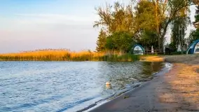 Zachód słońca w porcie AZS Wilkasy - zdjęcie 7