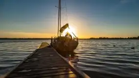 Zachód słońca nad jeziorem Przystań, czerwiec 2022 - zdjęcie 20