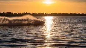 Zachód słońca nad jeziorem Przystań, czerwiec 2022 - zdjęcie 8