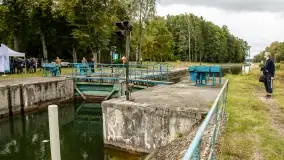 Fotorelacja - konferencja z podpisania umowy na remont śluzy Karwik - zdjęcie 40