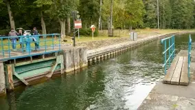 Fotorelacja - konferencja z podpisania umowy na remont śluzy Karwik - zdjęcie 44