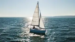 Sasanka Viva 700 dzielnie żegluje po jeziorze Dargin - zdjęcie 14