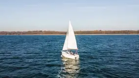 Sasanka Viva 700 dzielnie żegluje po jeziorze Dargin - zdjęcie 11