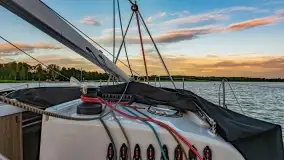 Zachód słońca podczas naszego rejsu, lipiec 2022 - zdjęcie 5