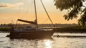 Zachód słońca nad jeziorem Mamry, Cypel Zwierzyniecki Róg - zdjęcie 2