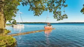 Zachód słońca nad jeziorem Mamry, Cypel Zwierzyniecki Róg - zdjęcie 44