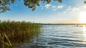 Zachód słońca nad jeziorem Mamry, Cypel Zwierzyniecki Róg - zdjęcie 22