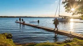 Zachód słońca nad jeziorem Mamry, Cypel Zwierzyniecki Róg - zdjęcie 33