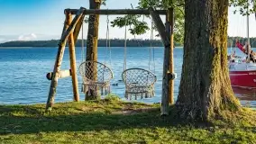 Zachód słońca nad jeziorem Mamry, Cypel Zwierzyniecki Róg - zdjęcie 25