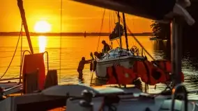 Sierpniowy zachód słońca nad jeziorem Dargin - zdjęcie 10