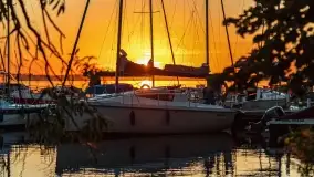 Sierpniowy zachód słońca nad jeziorem Dargin - zdjęcie 5