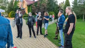 Odsłonięcie gwiazdy w Alei Gwiazd Szantowych w Ognistym Ptaku - Mietek Folk - zdjęcie 7