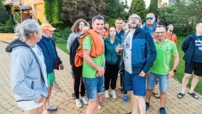 Odsłonięcie gwiazdy w Alei Gwiazd Szantowych w Ognistym Ptaku - Mietek Folk - zdjęcie 15