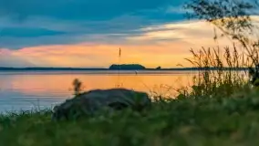 Zachód słońca nad jeziorem Dargin, wrzesień 2022 - zdjęcie 36