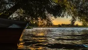 Zachód słońca nad jeziorem Dejgunek - zdjęcie 1