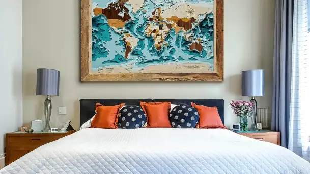 Drewniane mapy morskie i Mazur od Pracowni Twórczej Avocado - zdjęcie 2