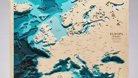 Drewniane mapy morskie i Mazur od Pracowni Twórczej Avocado - zdjęcie 17