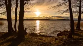 Mazurski zachód słońca, luty 2020 - zdjęcie 12