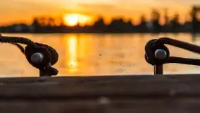 Zachód słońca nad jeziorem Bocznym, sierpień 2022 - zdjęcie 4