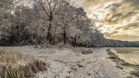 Bajkowe i zimowe klimaty nad jeziorem Dargin, grudzień 2022 - zdjęcie 41