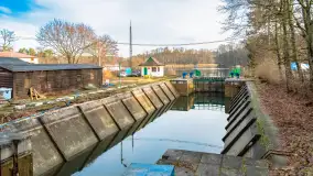 Śluzy Guzianka I i II w śnie zimowym, styczeń 2023 r. - zdjęcie 14