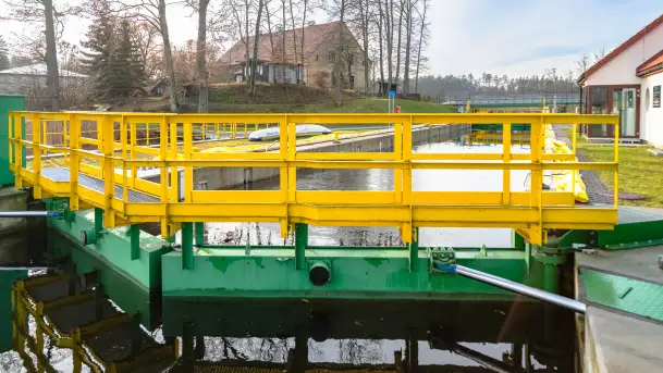 Śluzy Guzianka I i II w śnie zimowym, styczeń 2023 r. - zdjęcie 8