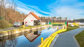 Śluzy Guzianka I i II w śnie zimowym, styczeń 2023 r. - zdjęcie 9