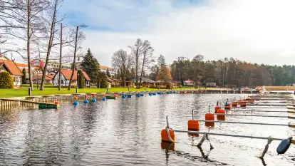 Wiosenne popołudnie w środku zimy w Mazurskim Raju, styczeń 2023