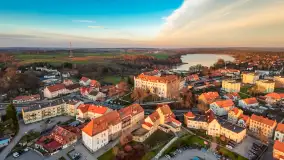 Zachód słońca w Rynie, jezioro Ryńskie, styczeń 2023 - zdjęcie 11