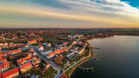 Zachód słońca w Rynie, jezioro Ryńskie, styczeń 2023 - zdjęcie 32