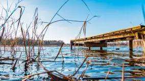 Zatoka Mrówcza, jezioro Ryńskie, luty 2023 - zdjęcie 19