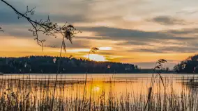 Zachód słońca nad jeziorem Siercze, luty 2023 - zdjęcie 19