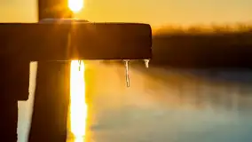 Zachód słońca nad jeziorem Mamry, luty 2023 r. - zdjęcie 48