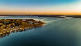 Zachód słońca nad jeziorem Mamry, luty 2023 r. - zdjęcie 49