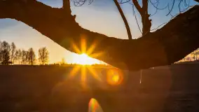 Zachód słońca nad jeziorem Gołdopiwo, marzec 2023 r. - zdjęcie 16