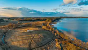 Zachód słońca nad jeziorem Gołdopiwo, marzec 2023 r. - zdjęcie 40