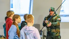 Zajęcia wędkarskie dla dzieci i młodzieży w Kętrzynie - zdjęcie 44