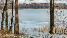 Wyspa Wydmińska i jezioro Wydmińskie, końcówka zimy 2023 r. - zdjęcie 23