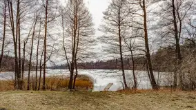 Weekend na dziko nad jeziorem Tyrkło. marzec 2023 r. - zdjęcie 21