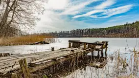 Weekend na dziko nad jeziorem Tyrkło. marzec 2023 r. - zdjęcie 24