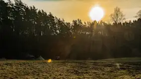 Wschód słońca nad jeziorem Tyrkło, marzec 2023 r. - zdjęcie 30