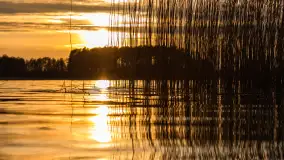 Wiosenny zachód słońca nad jeziorem Dejguny - zdjęcie 11