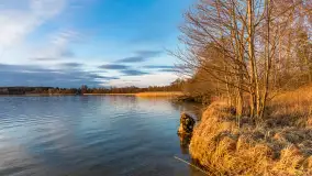 Wiosenny zachód słońca nad jeziorem Dejguny - zdjęcie 24