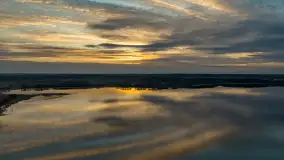 Wiosenny zachód słońca nad jeziorem Dejguny - zdjęcie 26