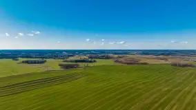 Wiosenne Mazury widziane z drona, końcówka marca 2023 r. - zdjęcie 31