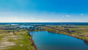 Wiosenne Mazury widziane z drona, końcówka marca 2023 r. - zdjęcie 24