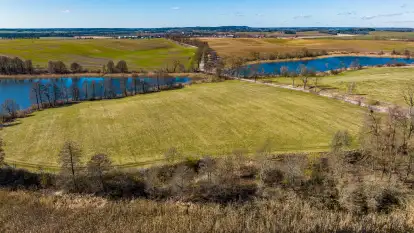 Wiosenne Mazury widziane z drona, końcówka marca 2023 r.